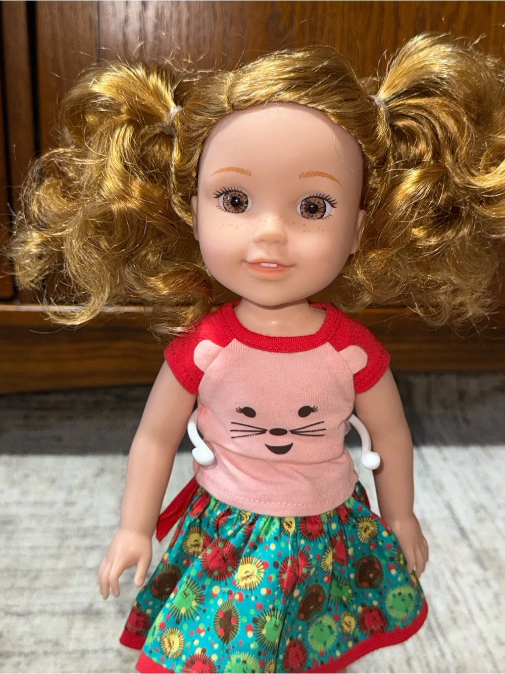 American Girl wellie wishers Willa doll in original outfit